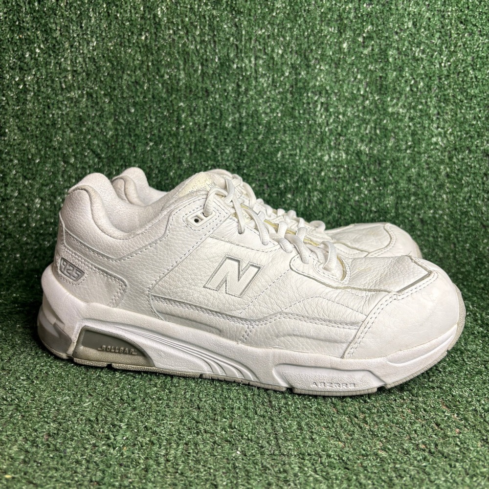 New Balance 924 Leather Walking Rollbar Abzorb Sneakers White Mens 9 4E X-Wide